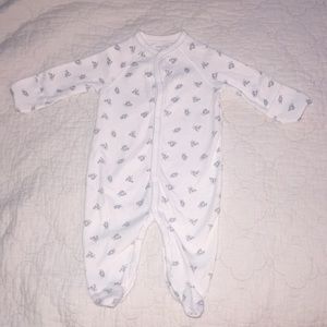 Ralph Lauren Footed Pajama Baby Onesie 6M